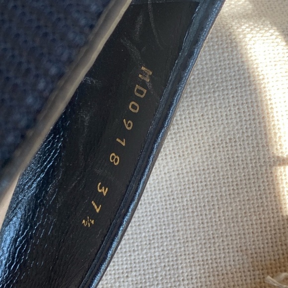 CHRISTIAN Dior technical fabric black pointed toe flats - Picture 3 of 17